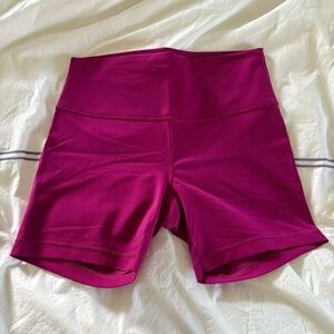 Lululemon Wunder Train Biker Shorts